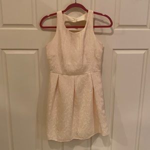 Cream Mini Dress
